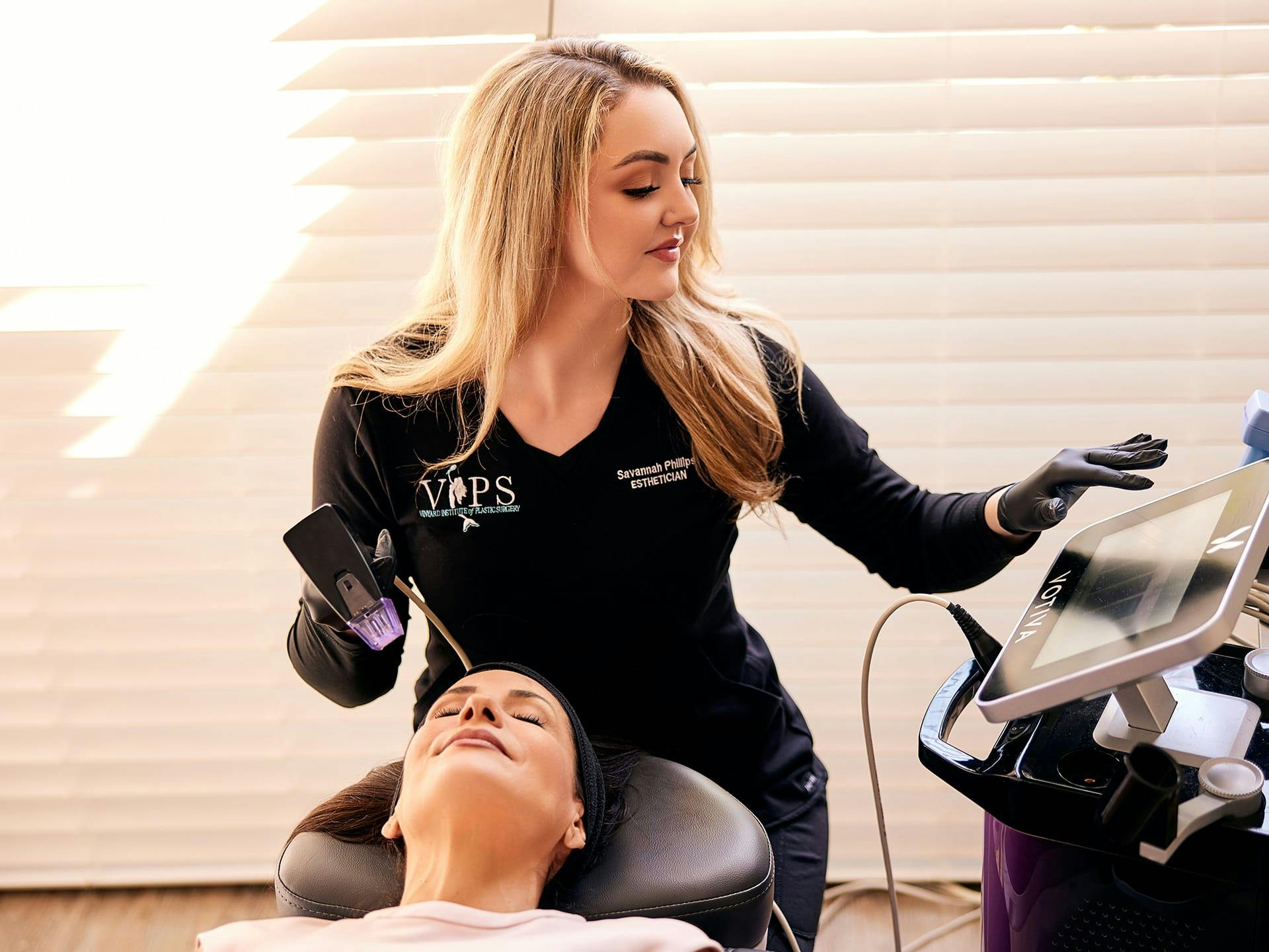 Savannah Phillips, aesthetician and laser tech