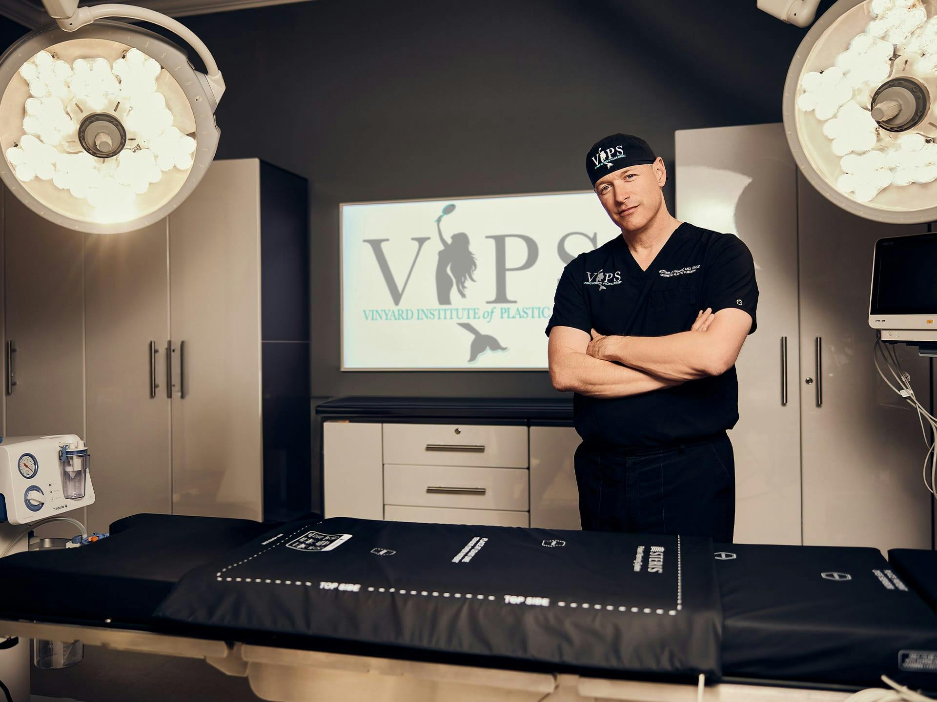 Dr. Vinyard in Operating room at VIPS