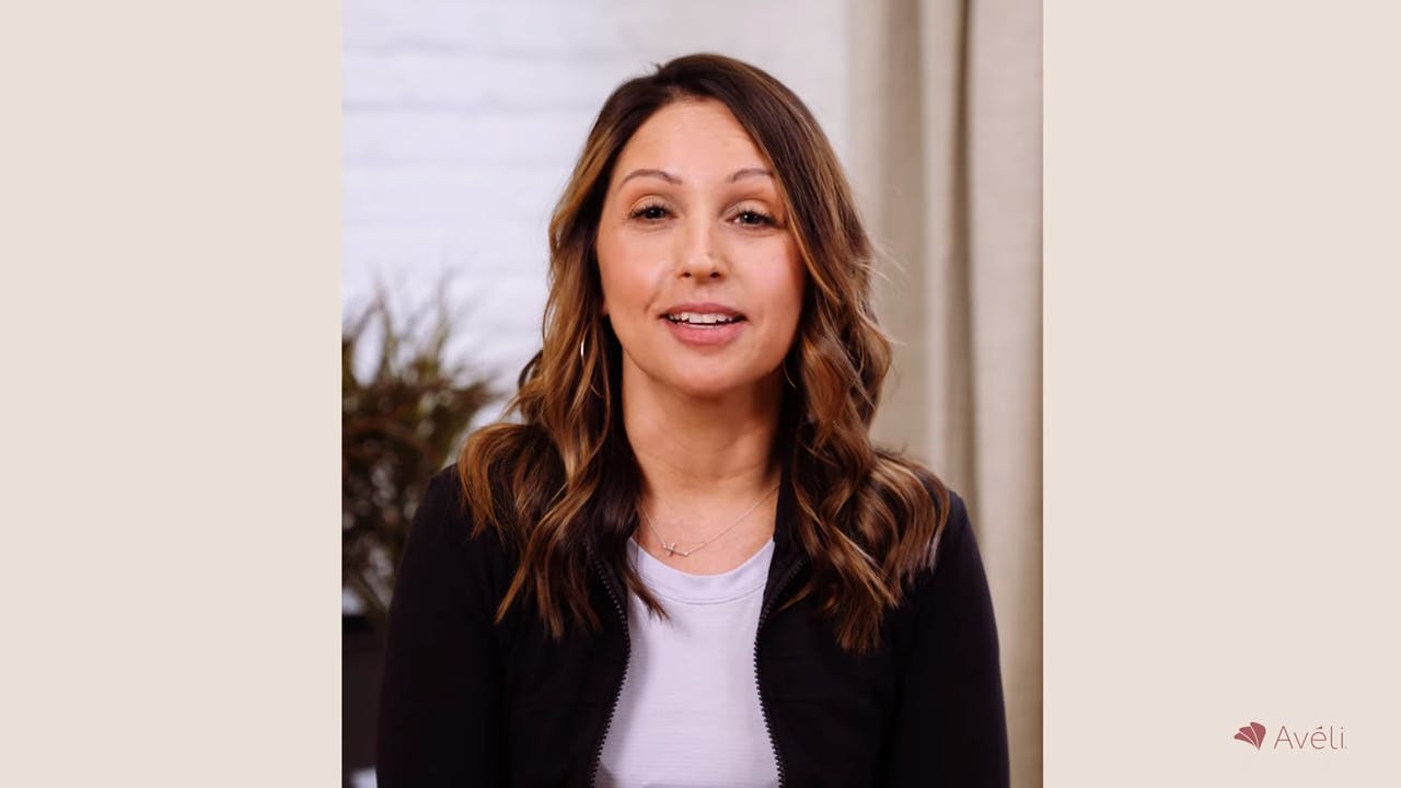 woman looking at camera