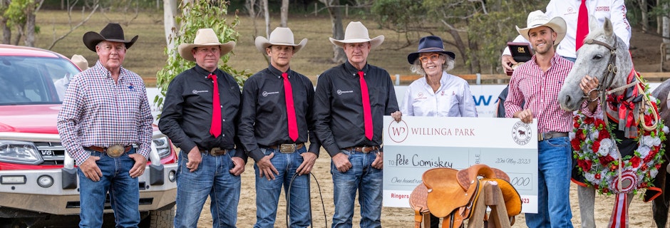 Image for Pete Comiskey takes out the Ringers Western Gold Buckle Campdraft Championship 2023