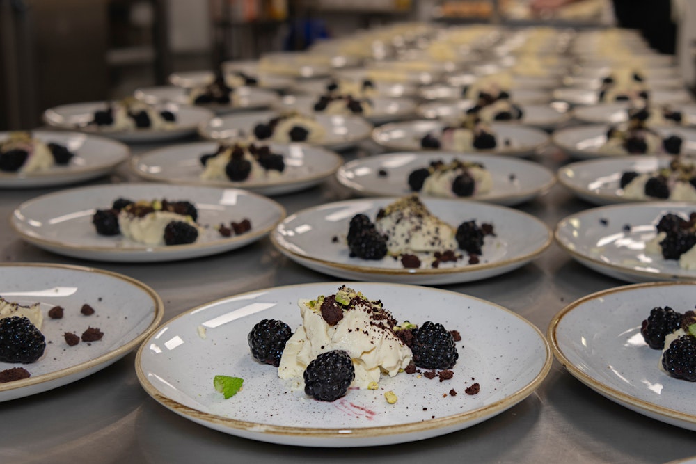 Image for Blackberry, pistachio, and burnt meringue