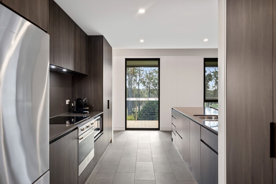 Interior of the four-bedroom Pavilion at Willinga Park