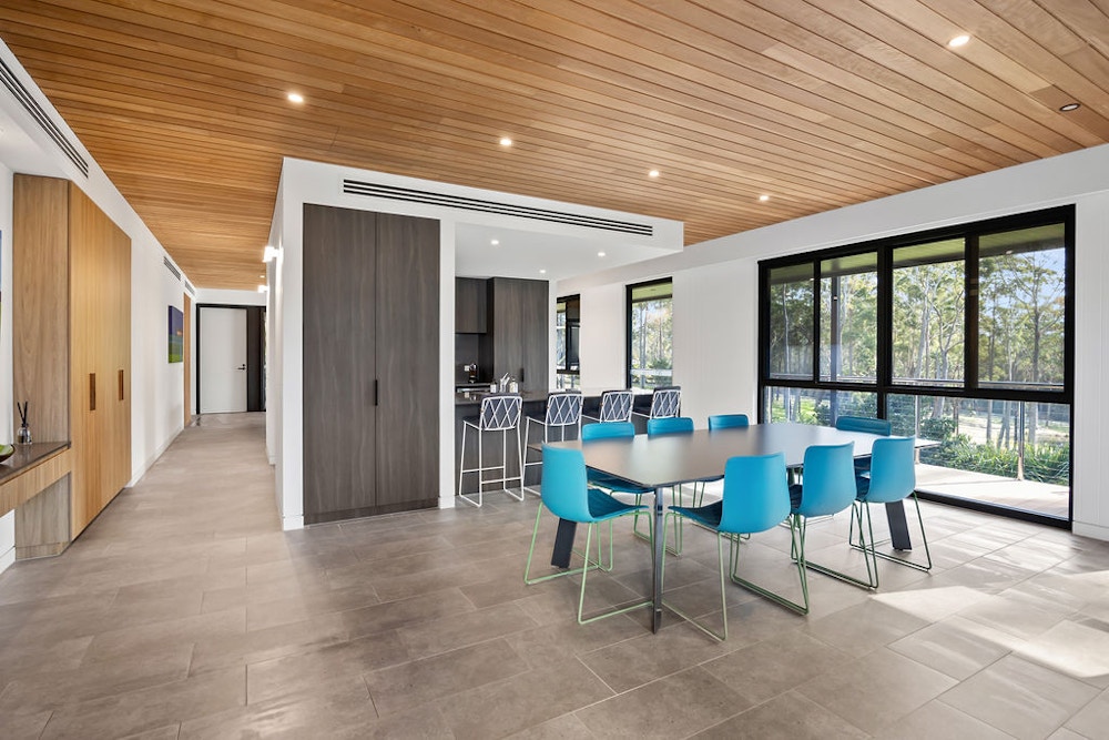Interior detail of the four-bedroom Pavilion at Willinga Park