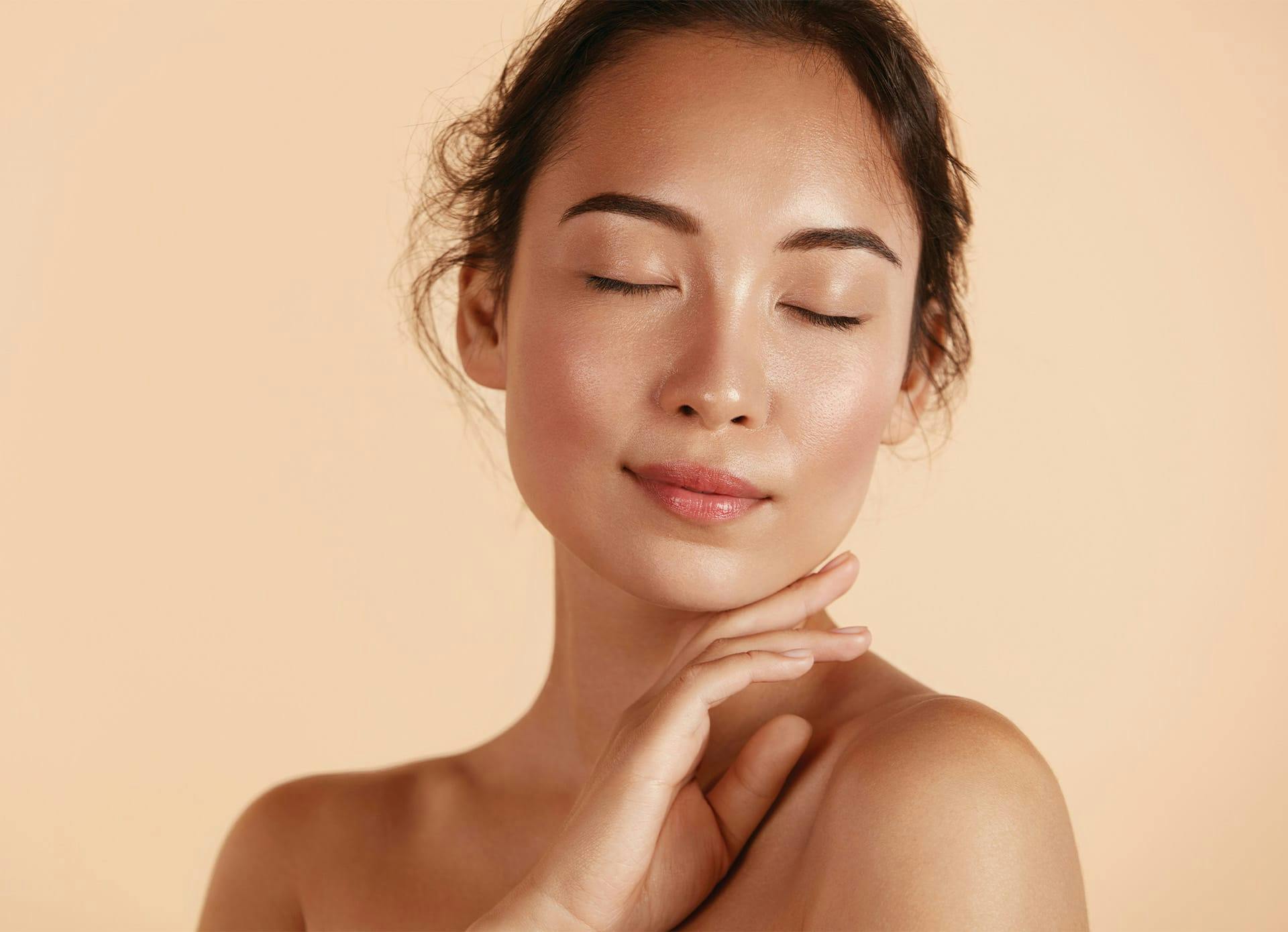 Woman with Glowing Skin - Congested Skin Banner