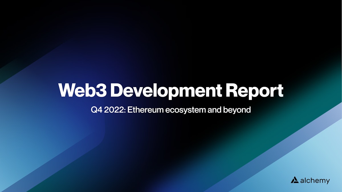 Web3 Development Report (Q4 2022)
