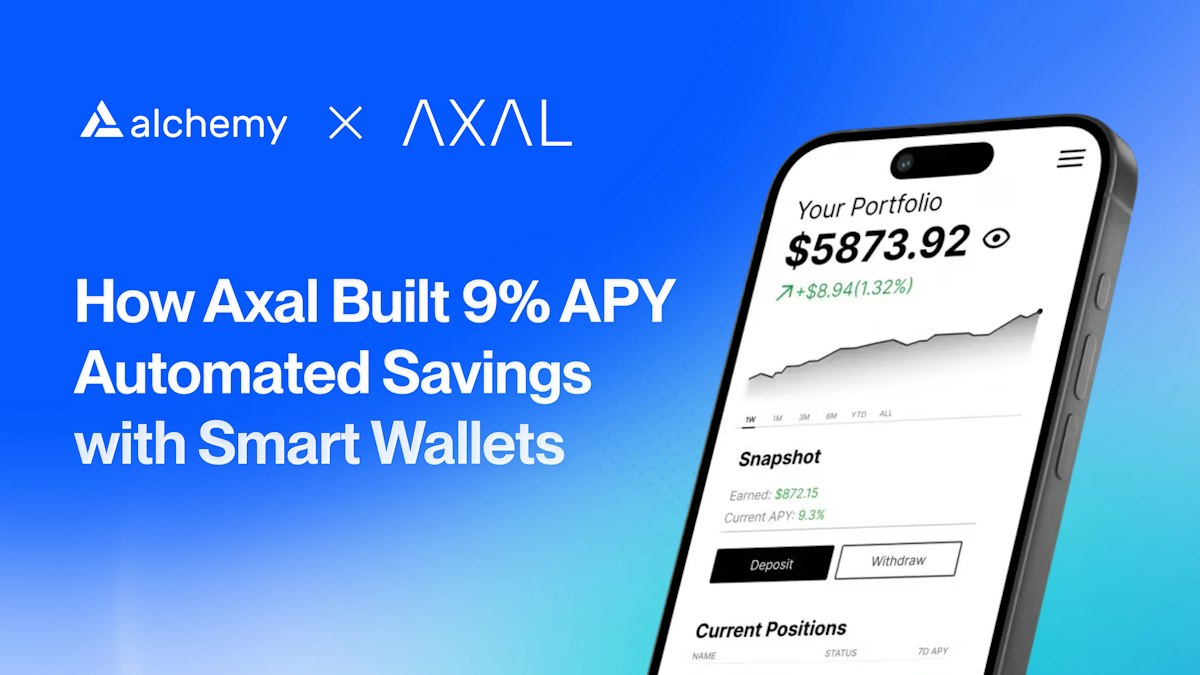 Axal Axal: 9% APY Automated DeFi Savings with Smart Wallets