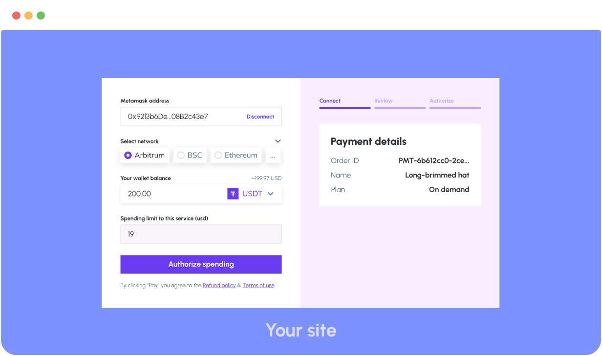 Recurring Crypto Payments & Web3 Payment Subscriptions