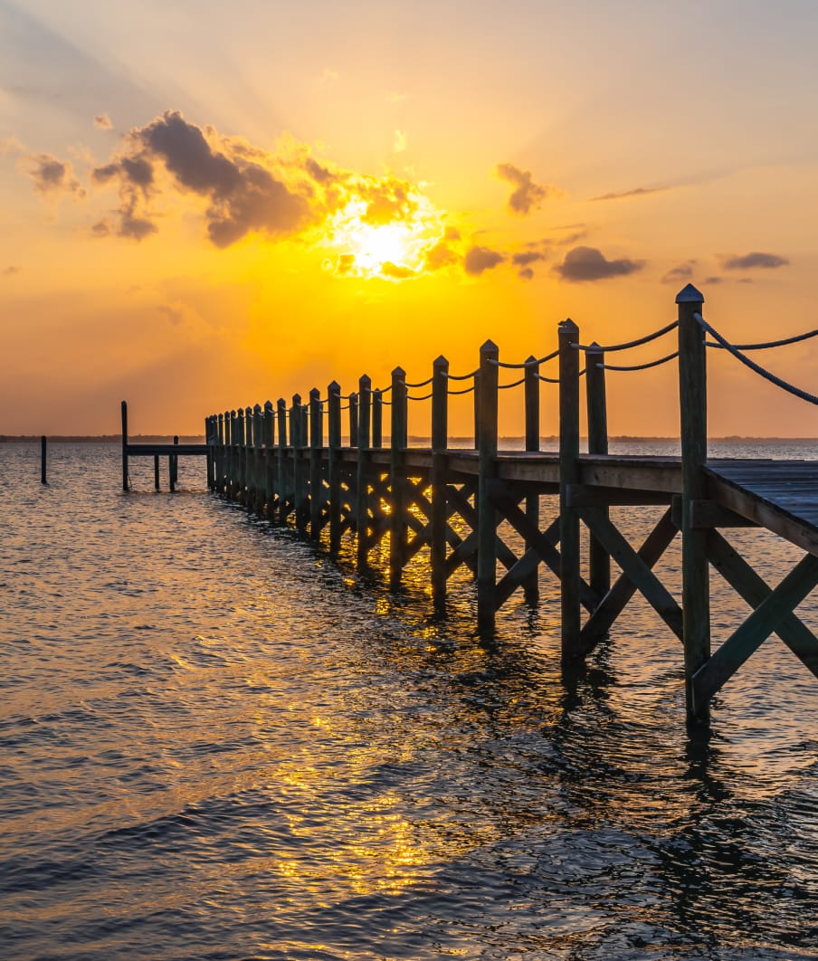 dock on the ocean