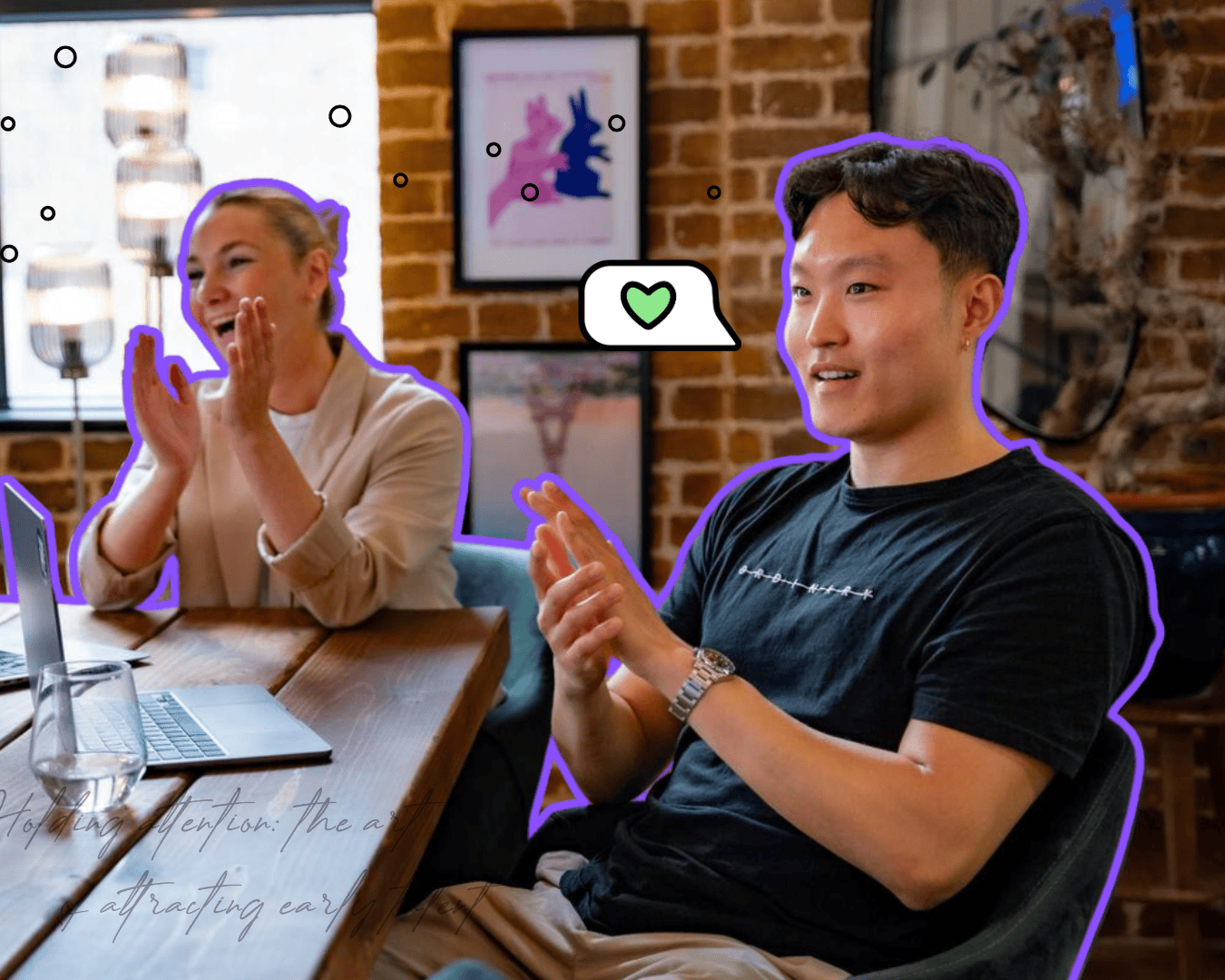 Photo of people watching a presentation