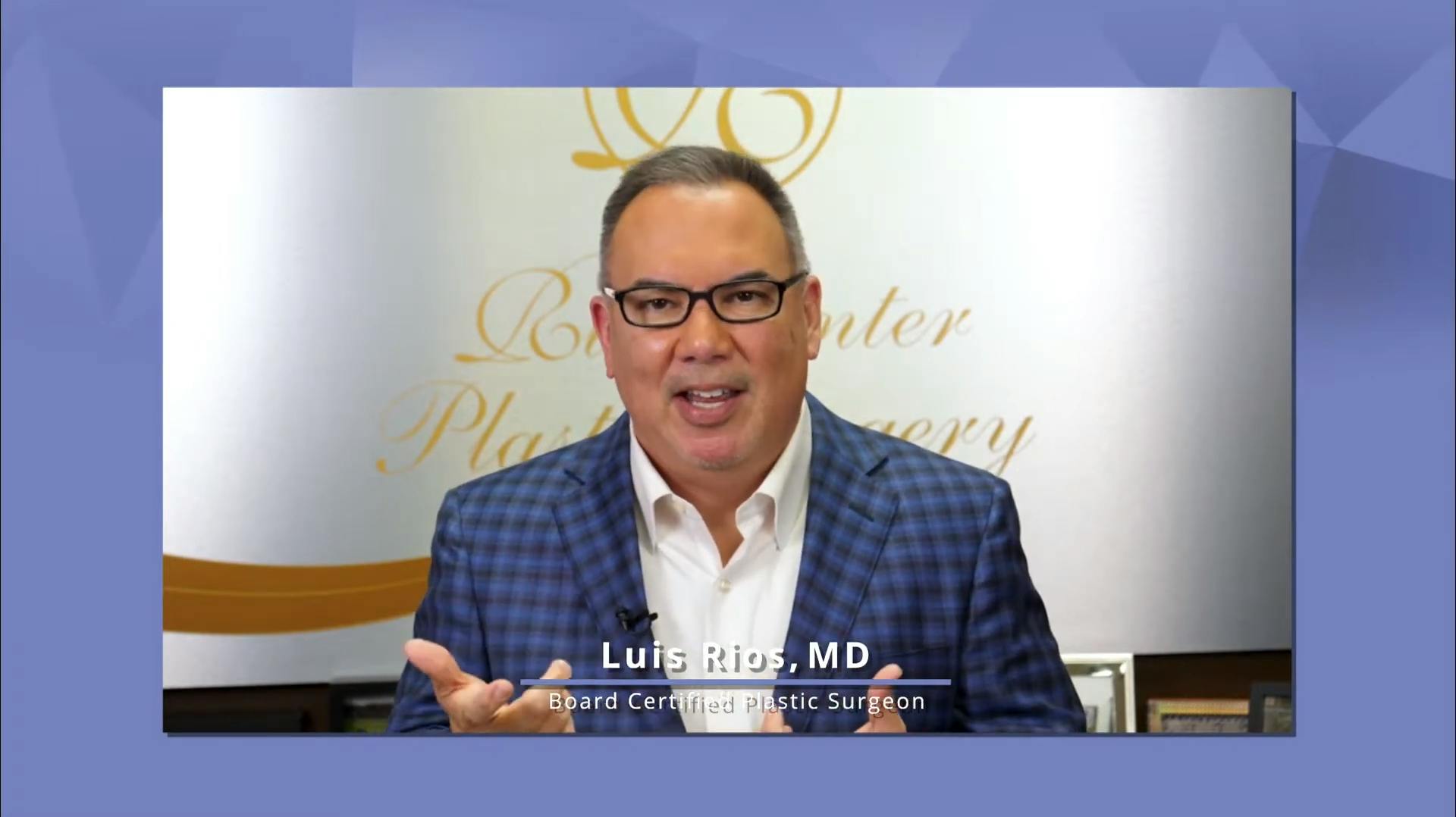 Dr. Rios in his office