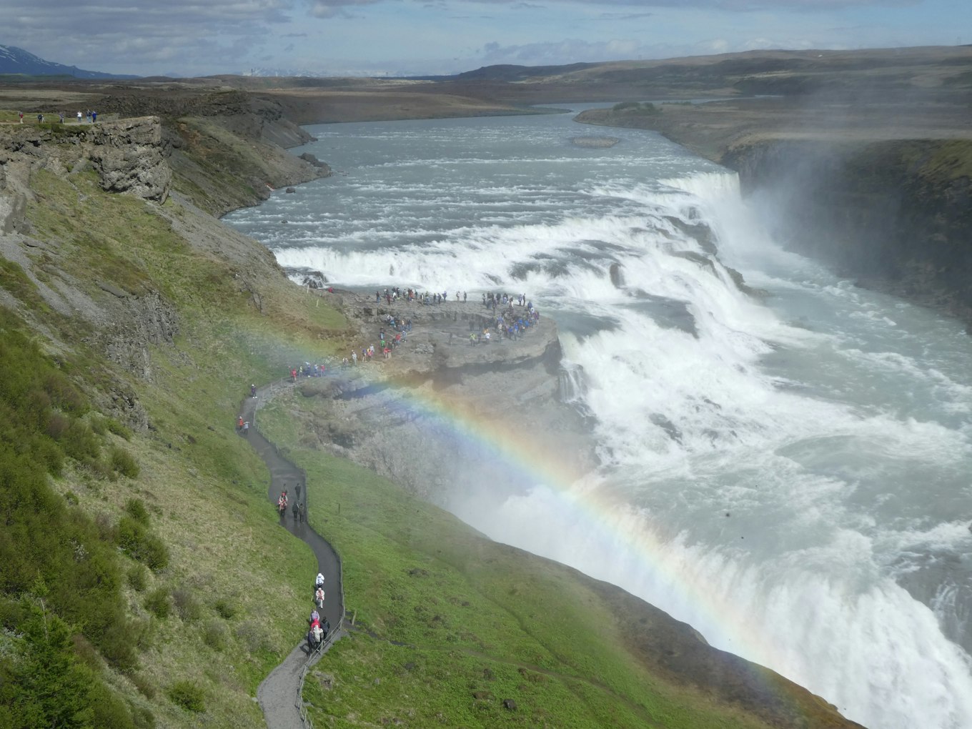 Gullfoss in de Golden Circle in IJsland met Travel4Reasons