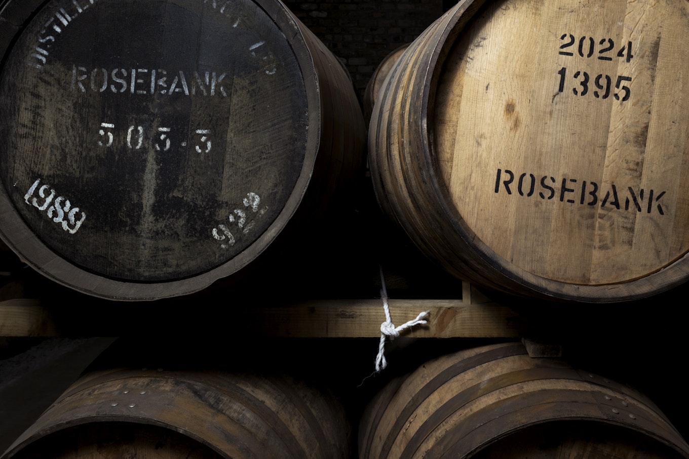 Rosebank distillery - warehouse