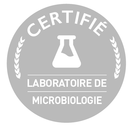 Efficacité et innocuité testées et certifiées en laboratoires de microbiologie spécialisés.