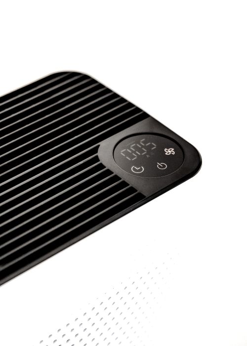 Photo de haut du panneau de controle de l'A&S 100 Eco V2