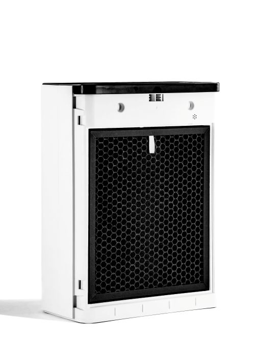 Photo du filtre à charbon actif dans le purificateur d'air A&S 100 Eco V2