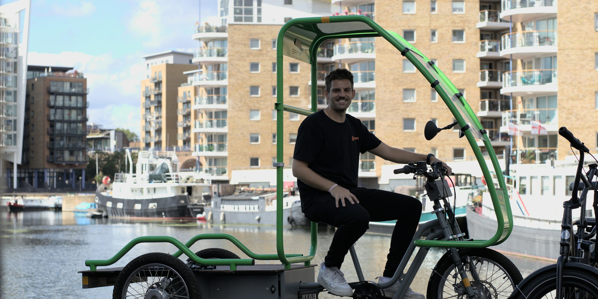 Santi Ureta, CEO and co-founder, on a cargobike Cover Image for This is a new industry and we need a mindset change towards collaboration