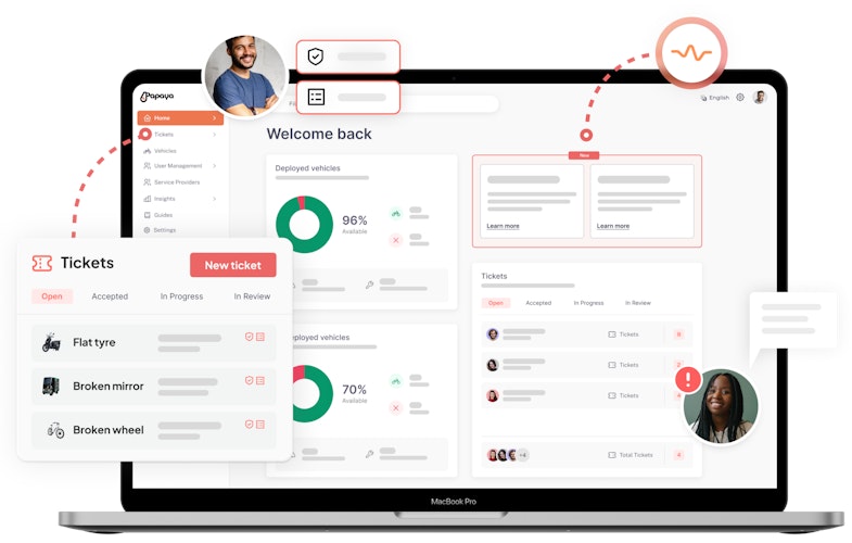 Papaya vehicle management solution for OEM