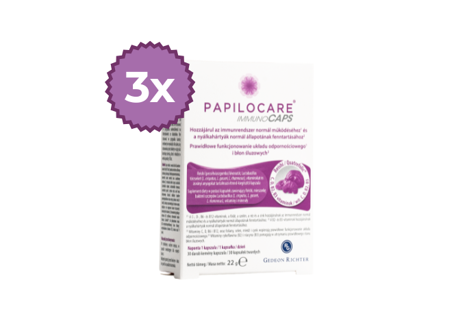 Papilocare® Immunocaps 3 hónapos csomag