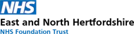 NHS East and North Hertfordshire logo