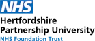 NHS Hertfordshire Partnership University logo