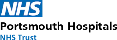 NHS Portsmouth Hospitals logo NHS Portsmouth Hospitals logo