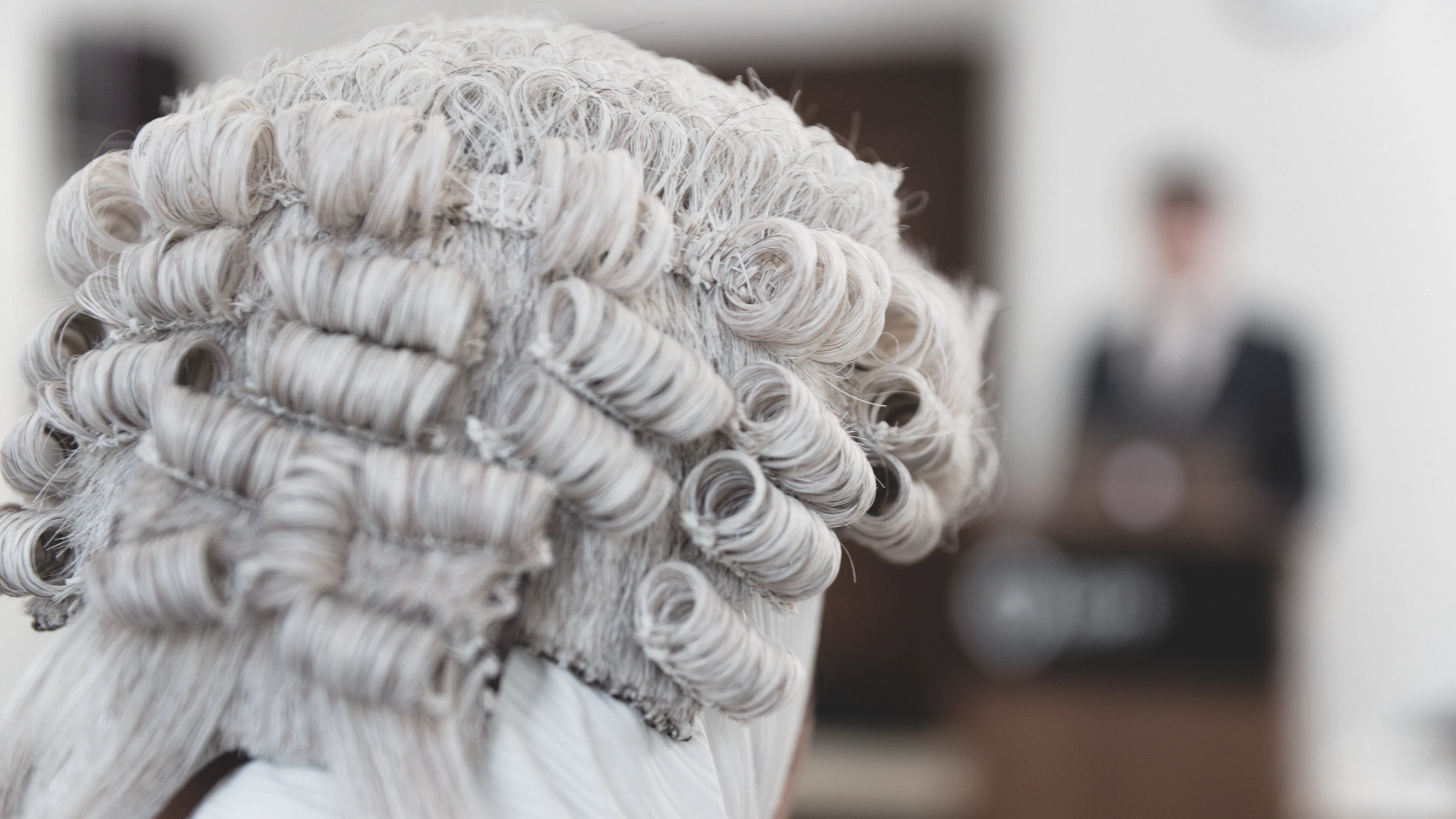 A barrister wig