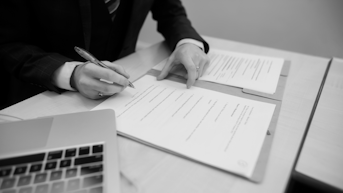 Writing on a document