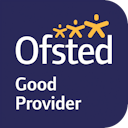 An Ofsted logo with the words "Good Provider"