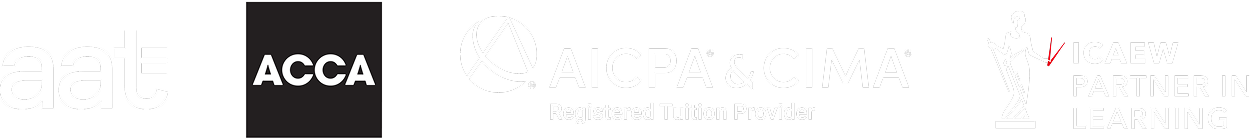 Level 4 ATT, ACCA, CIMA, ICAEW logos