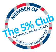 The 5% club logo