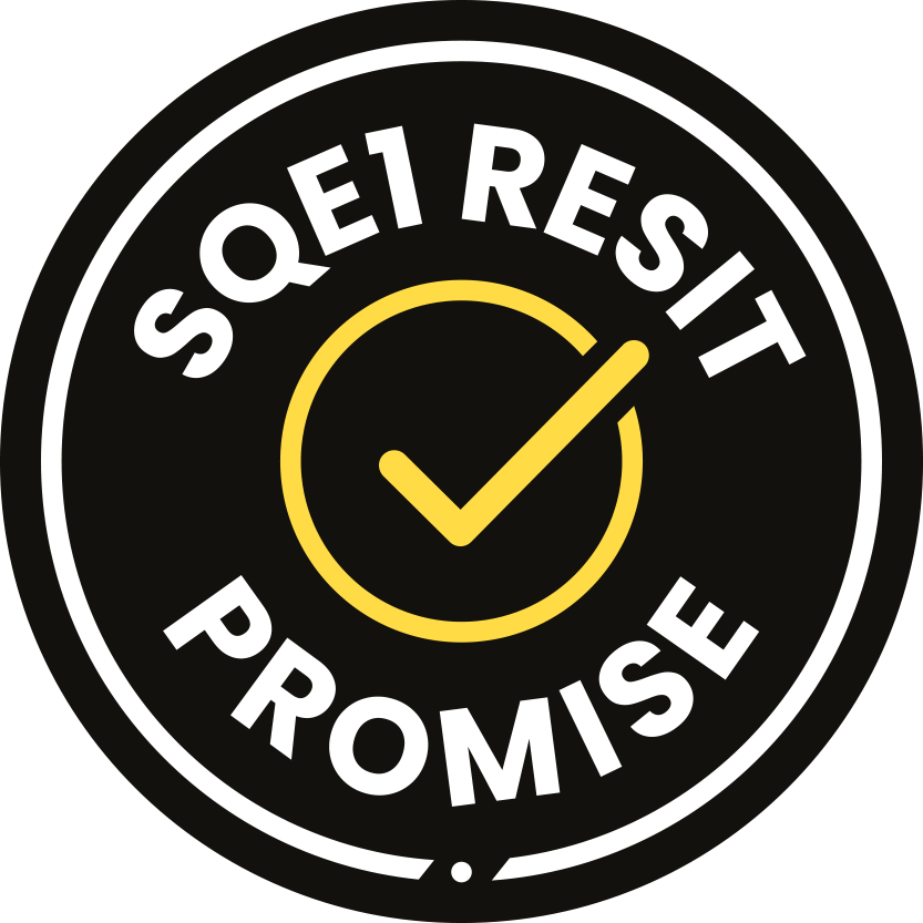 SQE Resit Promise badge SQE Resit Promise badge