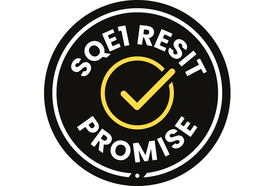 SQE Resit Promise badge