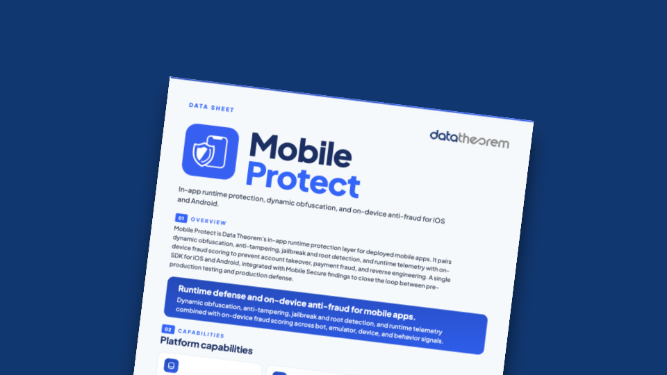 Mobile Protect Data Sheet