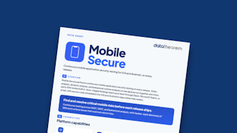 Mobile Secure Data Sheet