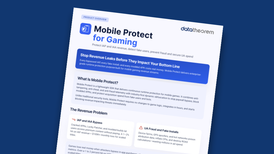 Mobile Protect for Gaming Overview
