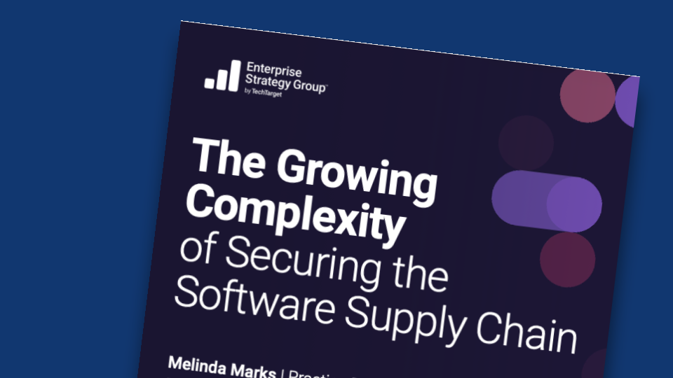 The Growing Complexity of Securing the Software Supply Chain research report and customer survey by Enterprise Strategy (ESG) analyst firm