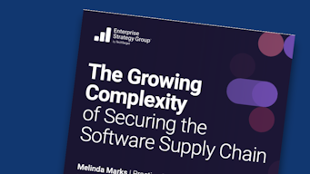 The Growing Complexity of Securing the Software Supply Chain research report and customer survey by Enterprise Strategy (ESG) analyst firm