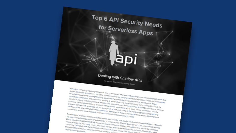 Top 6 API Security Needs for Serverless Apps