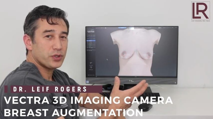 Dr. Leif Rogers using Vectra 3D imaging