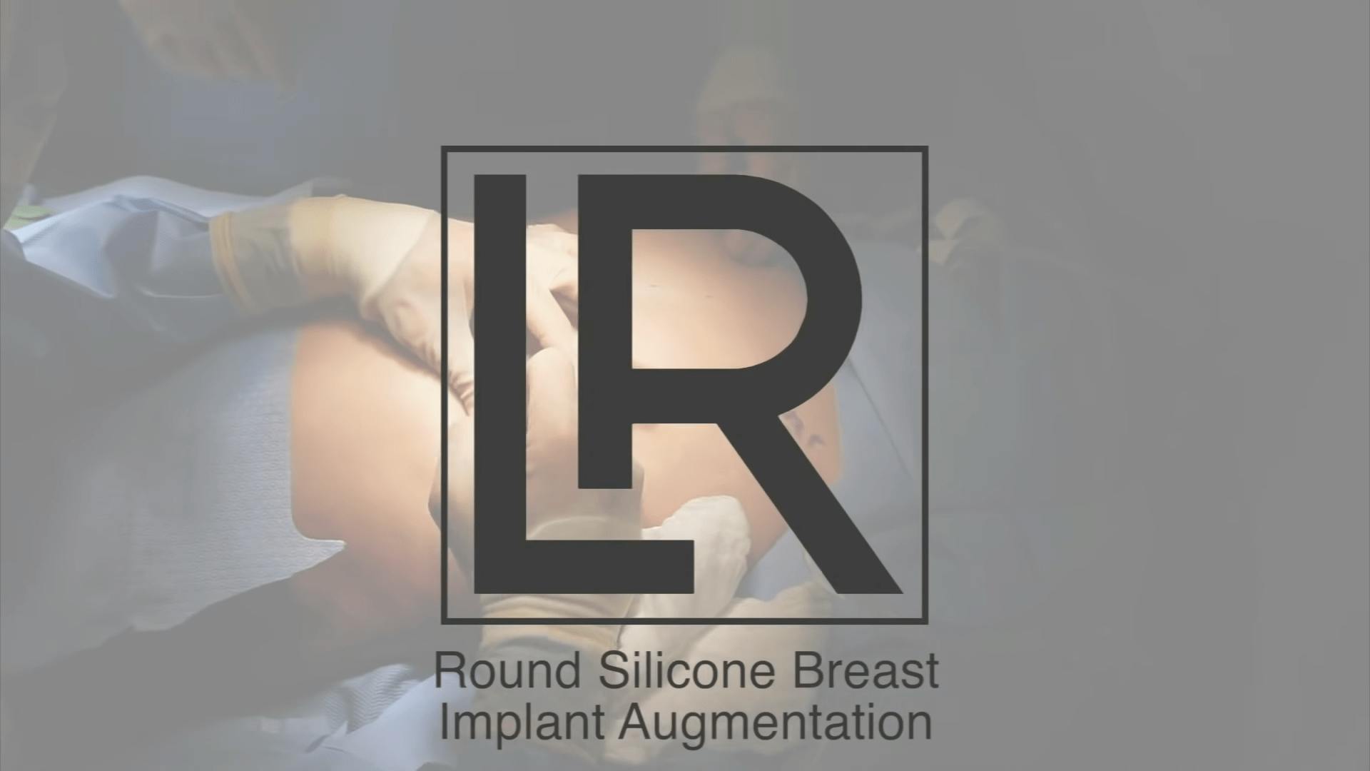 Screenshot from breast augmentation surgery