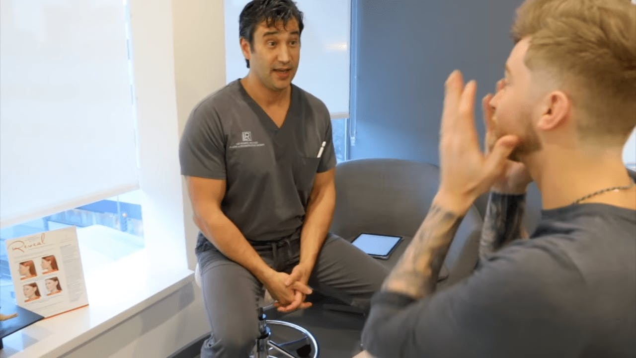 Chin implant consultation