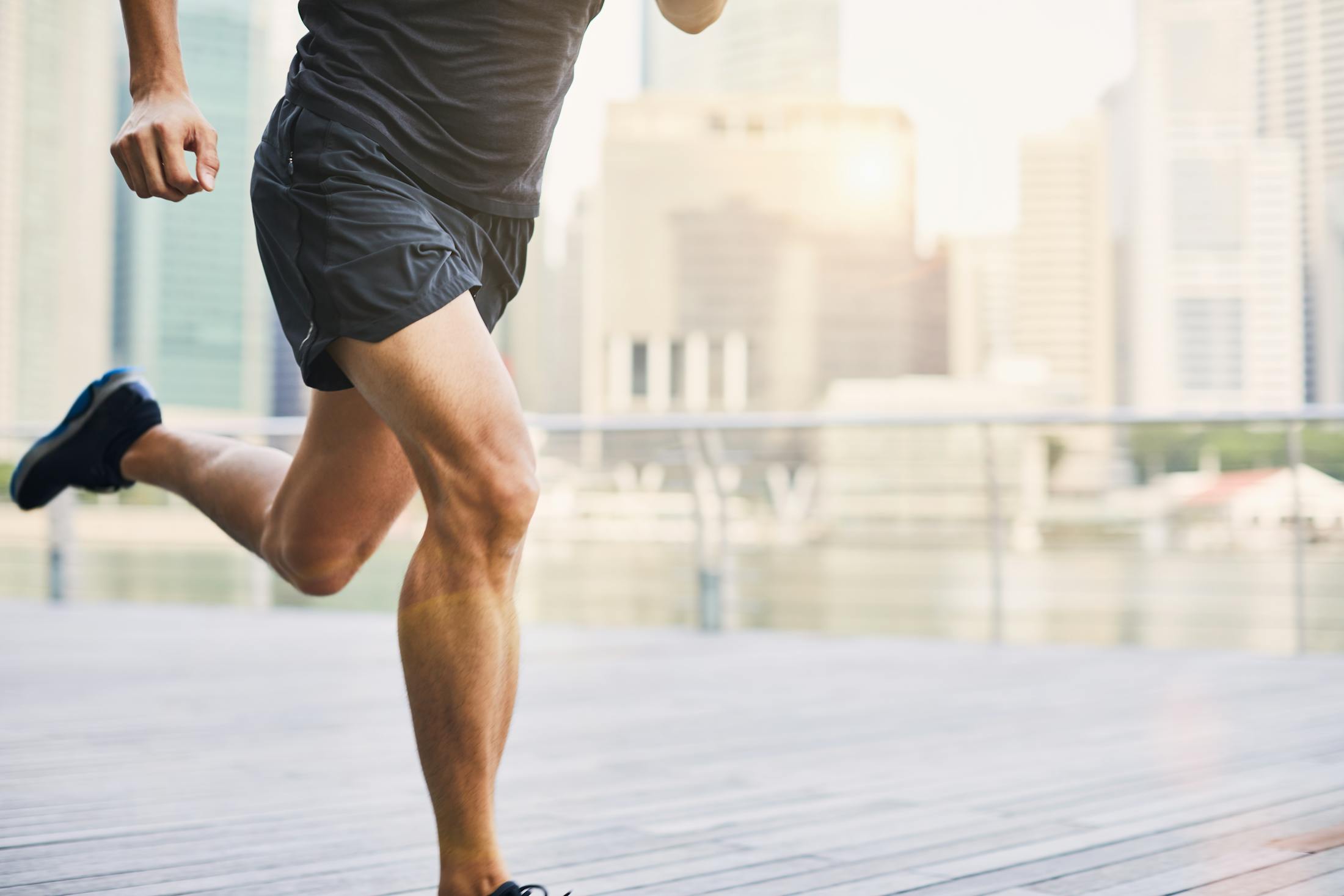 man calves