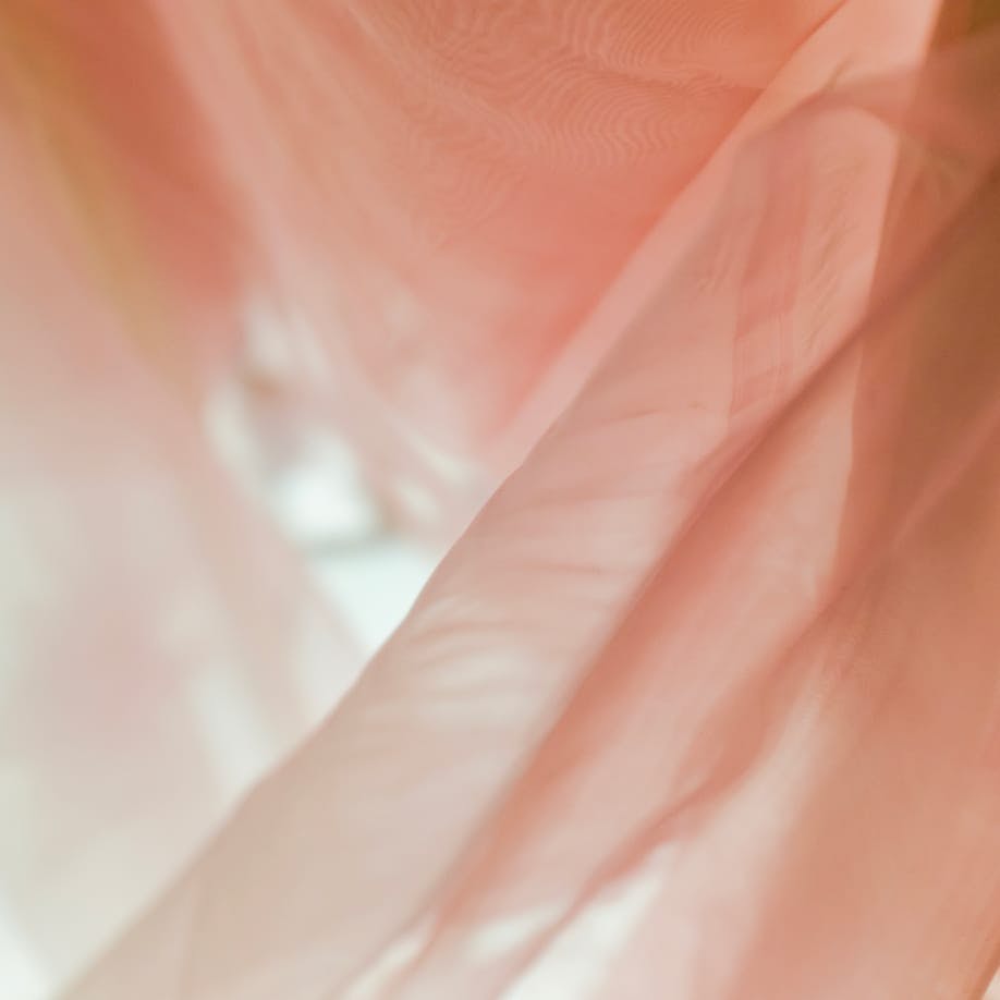 flowy coral fabric