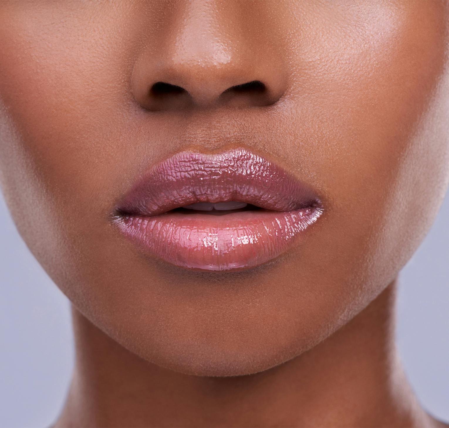 close up of womans mouth