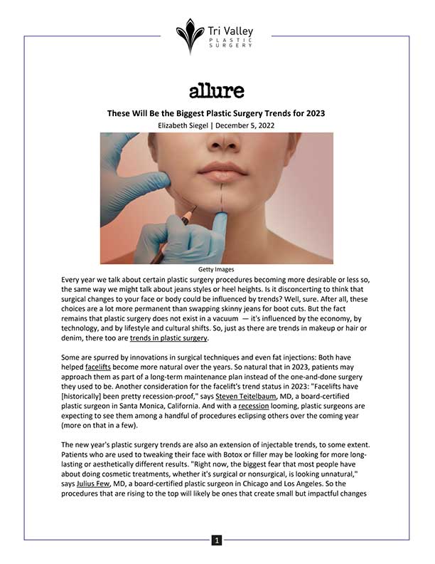 Allure article