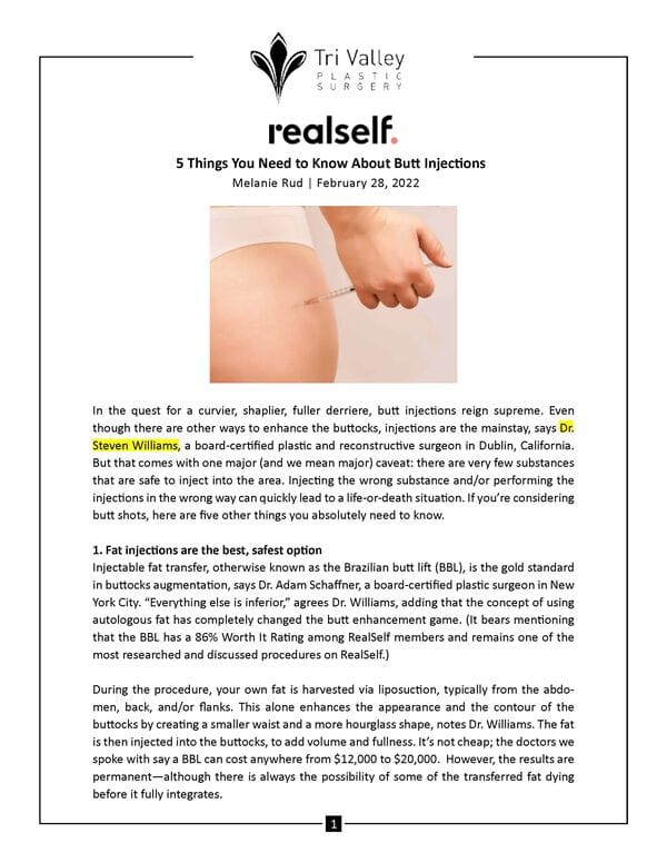 Real Self article