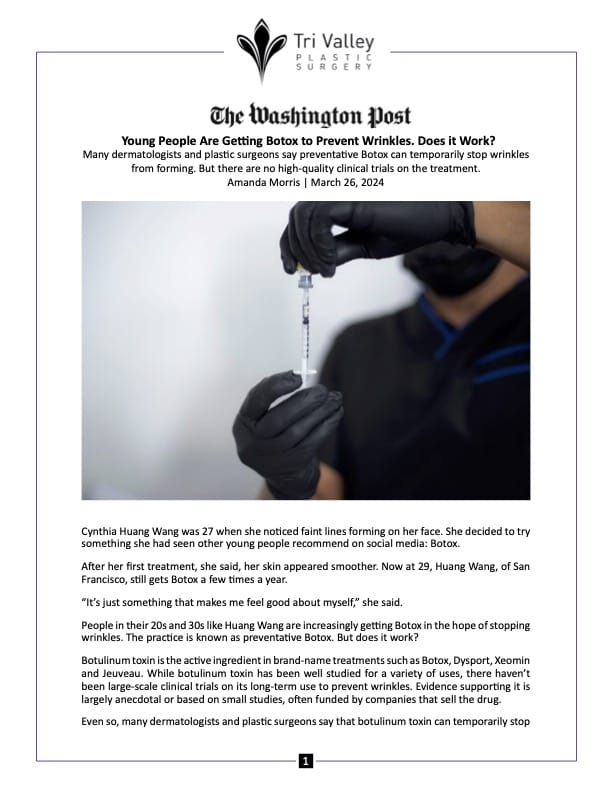 Washingotn Post Medical article