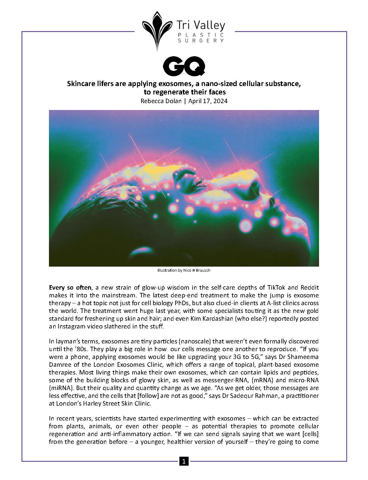 British GQ Medical article