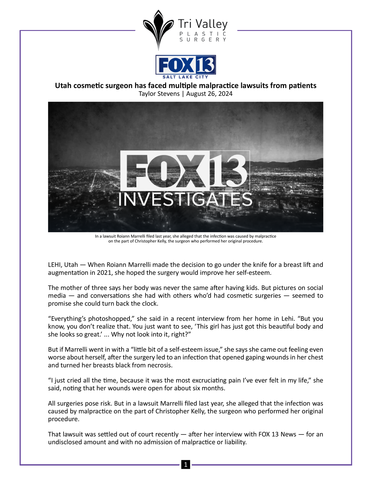 Fox13 article
