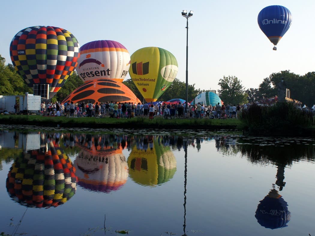 Luchtballonnen evenement in Ede